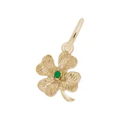 10 KT 4 LEAF CLOVER CHARM