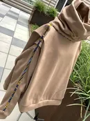 Camel Wool Oversized Hoodie