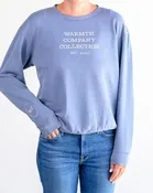 Cozy Club lightweight Crew in Blue Jean — Warmth Company