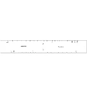 32-inch, 33-inch Fret Slotting Template
