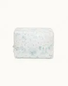 Ace Toile De Jouy Wash Bag - Blue