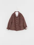 Album di Famiglia Loose Blazer PW in Wine