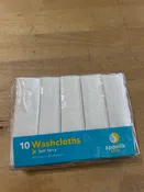 10 washcloths - new