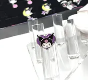 2010 Kuromi Heart Face Adjustable Ring Sanrio Nakajima USA Kawaii Y2K Rare