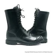 Corcoran Jump Boot 10 Inch Side Zip Lug Sole Cap Toe Black