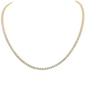 11.97 Carat Yellow Gold and Diamond Necklace – V50812