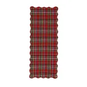 Table Runner with Stitched Edge, Roll Tied with Cotton Tape
