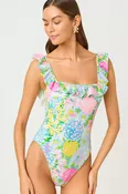 Aemma Ruffle One-Piece Swimsuit