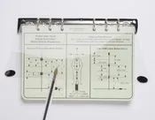 Detachable 6-Ring Binder Clip (Fits 6 hole, 4 5/8 x 7inch paper)