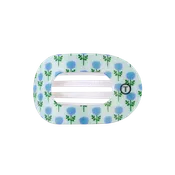 Blue Marigold | Medium | Flat Round Hair Clip