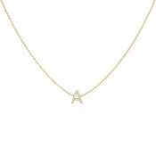Bubble Initial Necklace