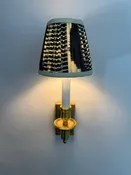 5" Shirred Ikat Shades