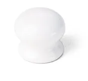 01142 White Knob, Porcelain Collection - Laurey