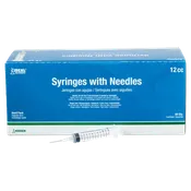 12cc Syringes with 18 gauge Needles