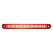 10 LED 6.5" S/T/T RED STRIP