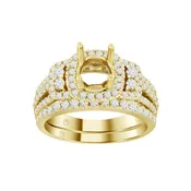 Golden Diamond Ring