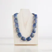 Blue Lapis Chicklet Cooling Necklace
