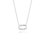 14K WG Micro Link Necklace