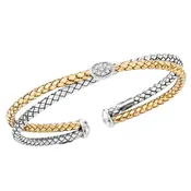 Alisa Sterling Silver & 18k Bracelet