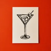 extra dirty - single linoleum print