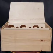 12 Bottle Wine Chest – 3/4″ Wood