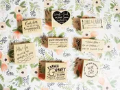 Custom Hand Lettered Return Address Stamp