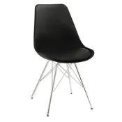 192801/102682 Coaster Matte Black Dining Table with 6 Chairs