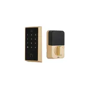 Emtek EMPowered 2 Touch Deadbolt, Keyed, Wi-Fi, Satin Brass (EMP23231US4)