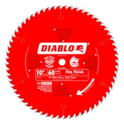10″ X 60 TOOTH FINE FINISH SAW BLADE