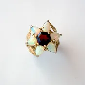 Opal Yellow Gold Ring