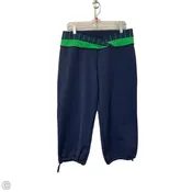Athletic Capris By Lululemon In Blue, Size: Xl