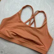Athletic Bra By Lululemon In Orange, Size: 14