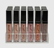 8 Pc Nude Light Up Lip Gloss W Display Includes 6 Colors