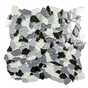 Bati Orient Grey Glass Wall Tile