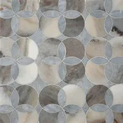 Afyon Grey, Palisandra Multi Finish Constantine Marble Mosaic (MYS)