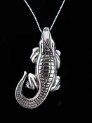 Biting Gator Pendant