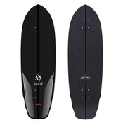 Black Tip Carbon Fiber, 32.5" | Surfskate Deck