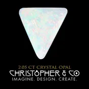 Opal Crystal 2.05 ct — Custom Artisan Jewelry | Unique Gemstones | Christopher & Co.