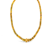 African Opal Bead Necklace