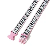 Antisocial Social Club safe and sound Pink Luggage Strap belt