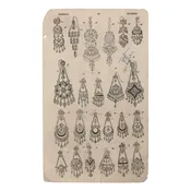 Vintage Indian Jewelry Blush & Black Assorted Earring Print — Layla Brooklyn