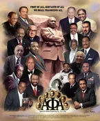 Alpha Phi Alpha by Wishum Gregory Wall Art Decor 24x20 art print