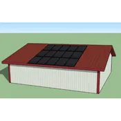 IronRidge XR Flush Mount Racking Kit for 15 Solar Panels, 3×5 Portrait (40mm)