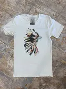 1381 Natural Color Headdress Tee