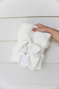 Barefoot Dreams Cozychic Lite Infant Blanket - Pearl White
