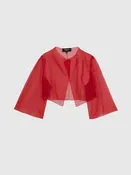 Boléro en organza de soie