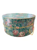 14” Diameter Floral Hat Box