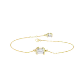 1.00ctw EF/VS Lab Grown 4prg EC Solitaire Bracelet 14KY
