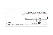 3 Part Sales Imprinter Slips (Long) - 100 Pack