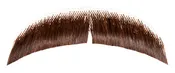 100% Human Hair Hippie Bandit 70s Basic Character Mustache 2015